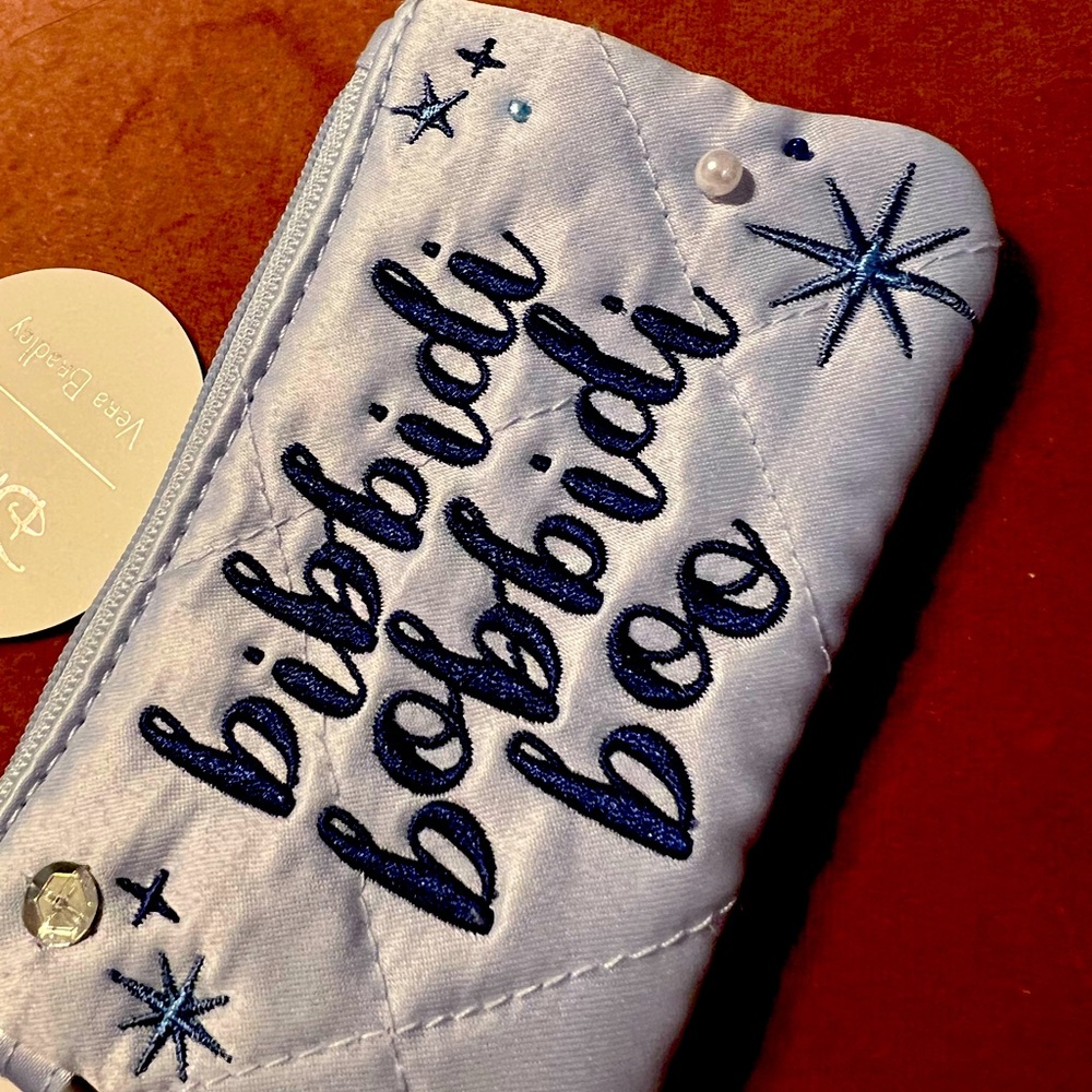 Vera Bradley Disney Cinderella zip ID case/wallet